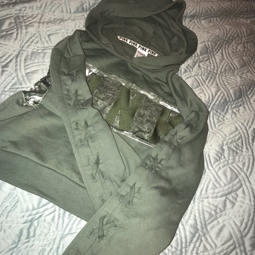 Velvet PINK hoodie